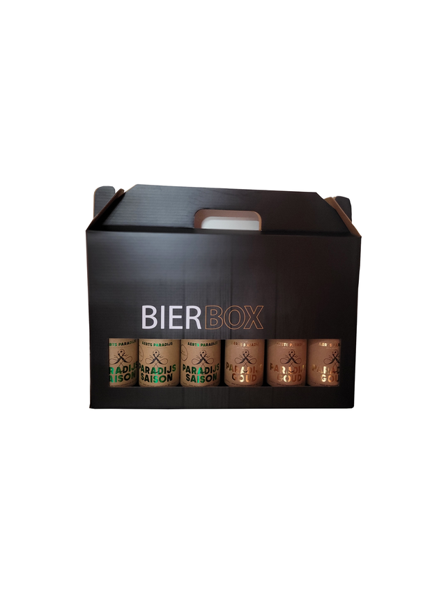 Zes flesjes cadeauverpakking