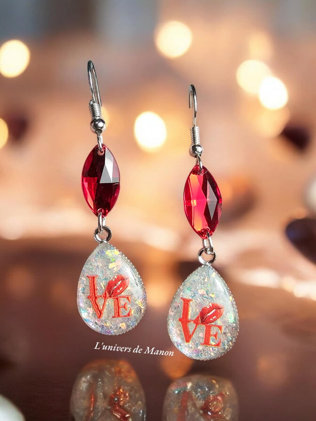 Boucle d&#039;oreille goutte Sarah  