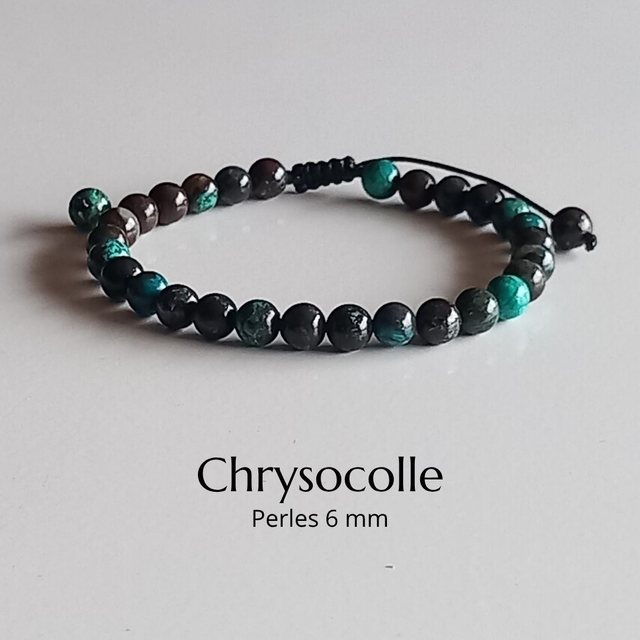 Bracelet ajustable en Chrysocolle