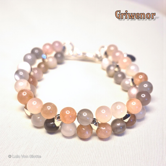 GRIWENOR (Pierre de lune multicolore)