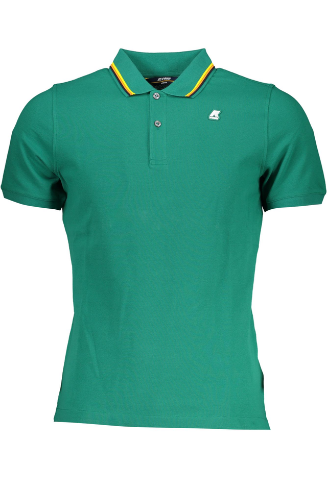 K-WAY POLO MANICHE CORTE UOMO VERDE