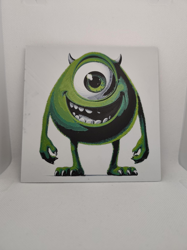 Monster &amp; Co tableau (160x160mm)