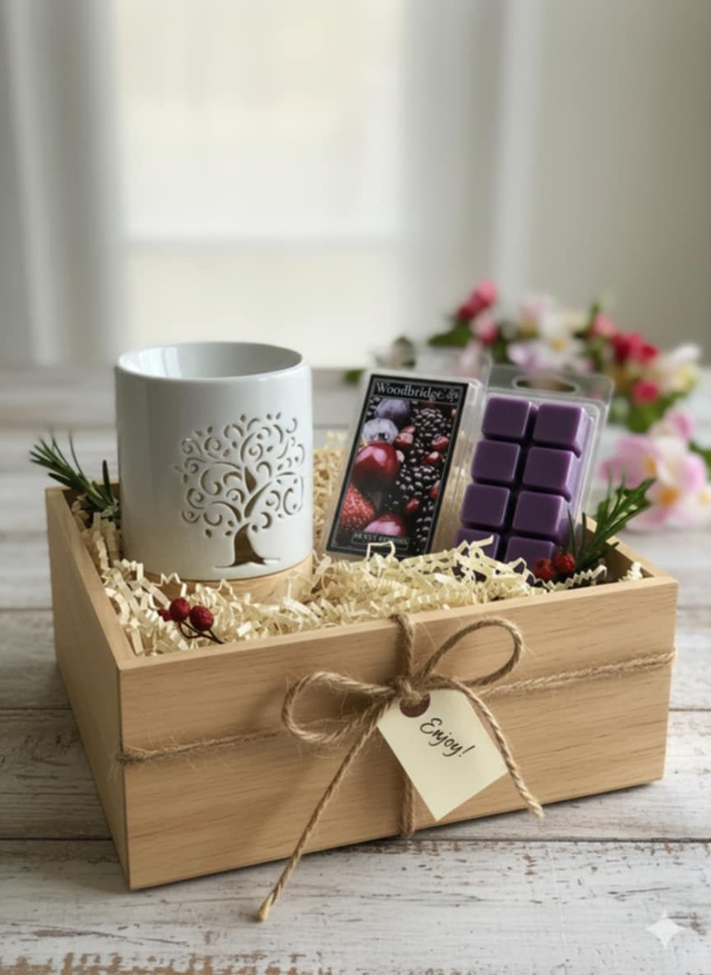 Coffret Fruité  Brûle parfum  Life Tree &amp; fondant fruits rouge 