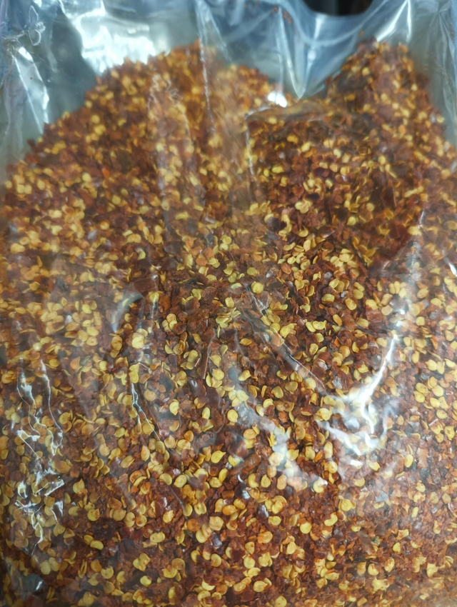 Peperoncino piccante a scaglie