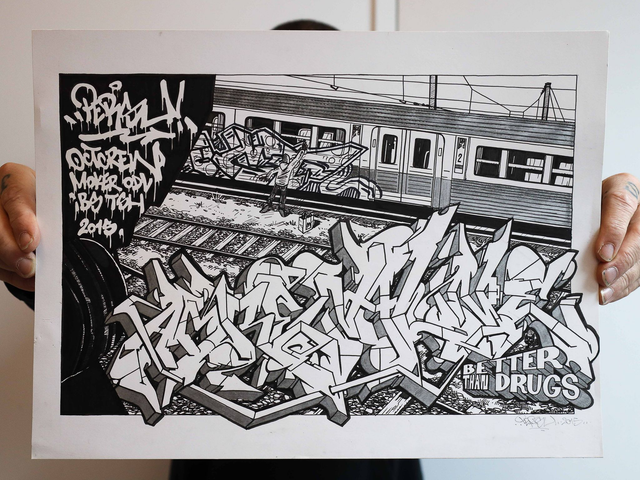 Dessin original - Adrenalin