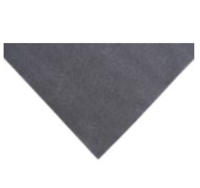 Felt squares: wool/viscose Steel Grey 