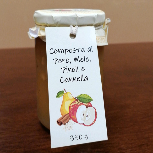 PERE MELE PINOLI CANNELLA 330 GR