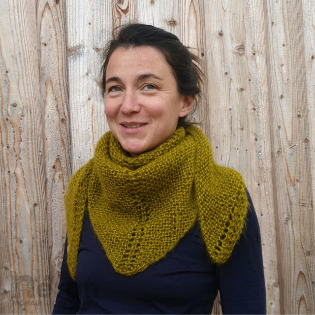 Kit à tricoter chèche Lachal