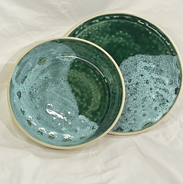 Piatto liscio collezione terra