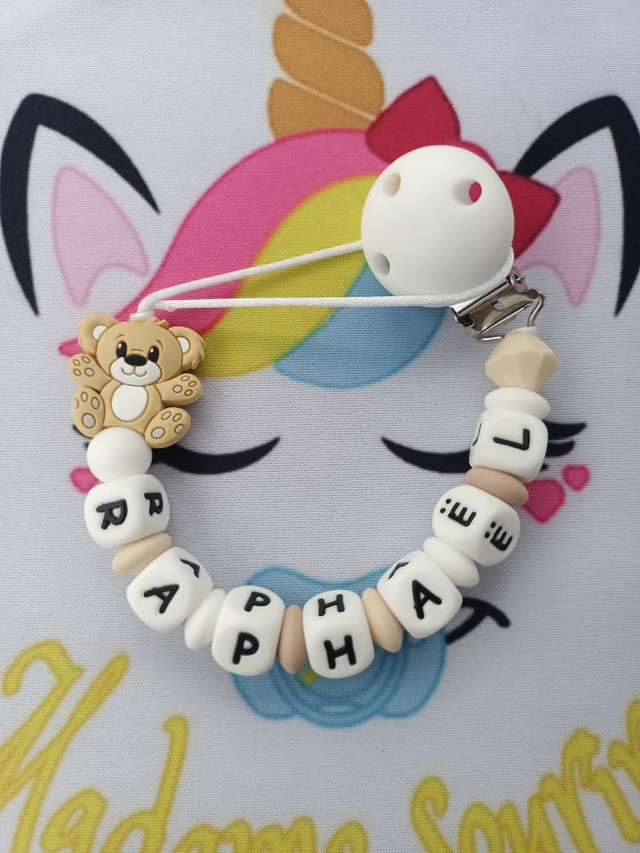 Attache Tétine Ourson