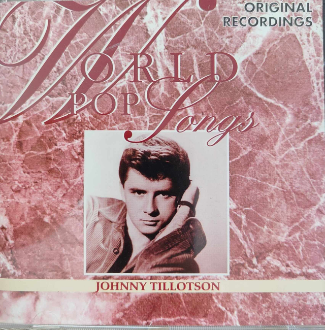 Johnny Tillotson ‎– World Pop Songs Audio CD