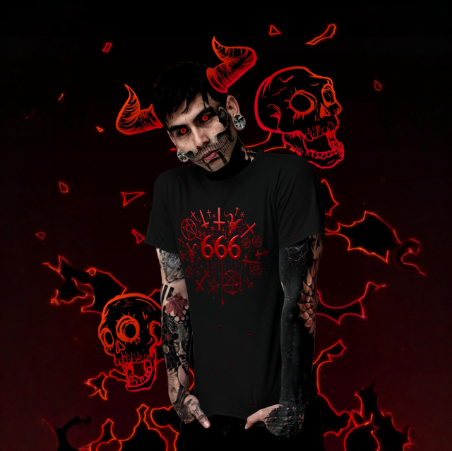 T-shirt męski 666