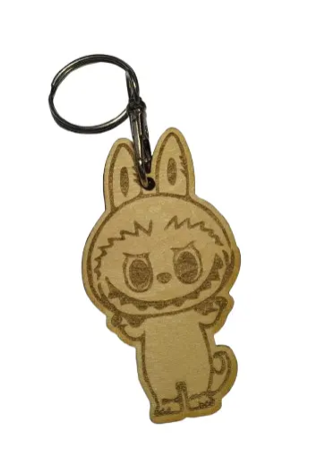 LabuBulle – Porte-clés en Bois Personnalisable