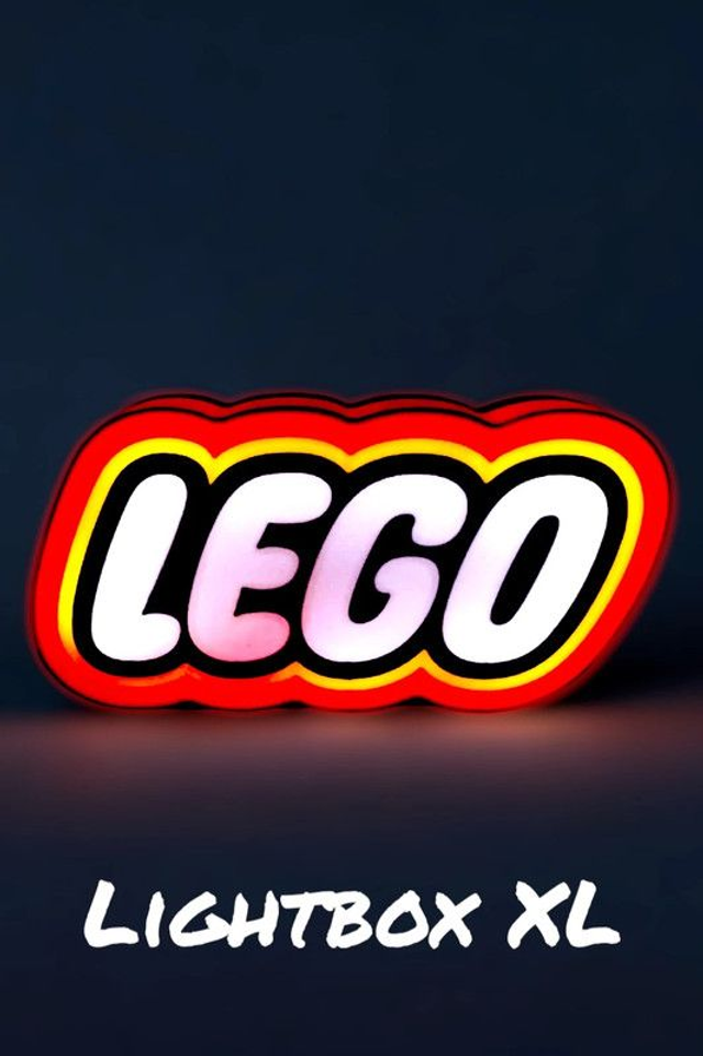 Lampe led LEGO – Lightbox XL / Déco chambre enfant & fans de briques