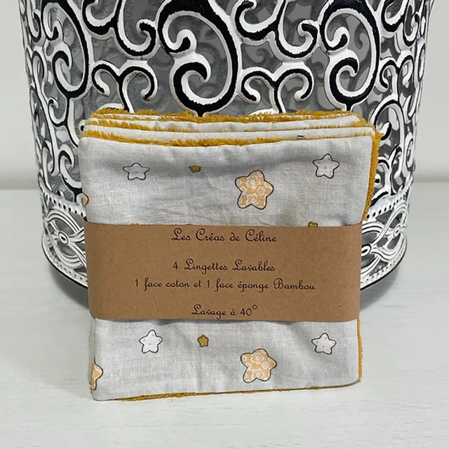 Lot de 4 lingettes 