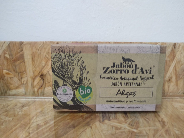 Jabón de algas ecológico