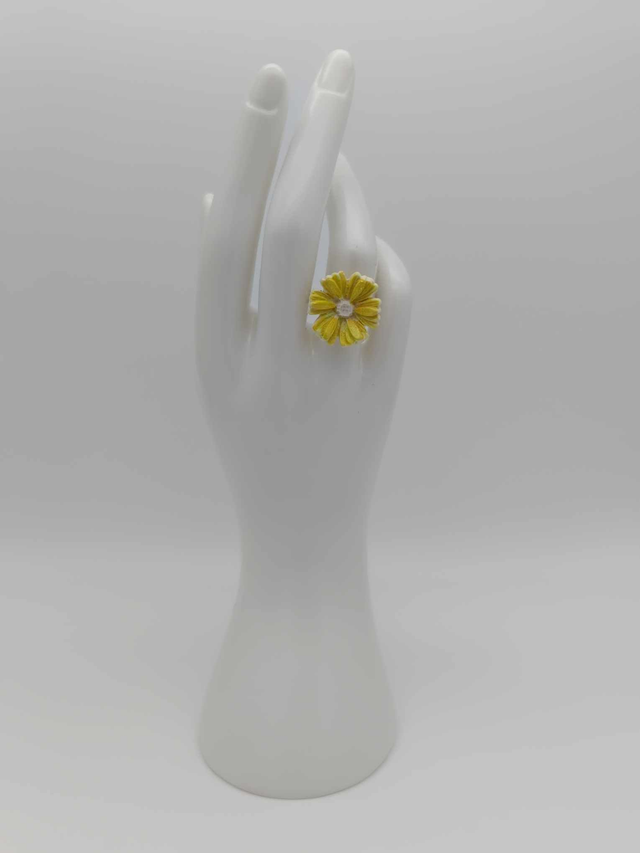 Bague en porcelaine froide Marguerite
