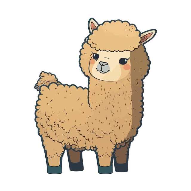 Porte-clé Lama