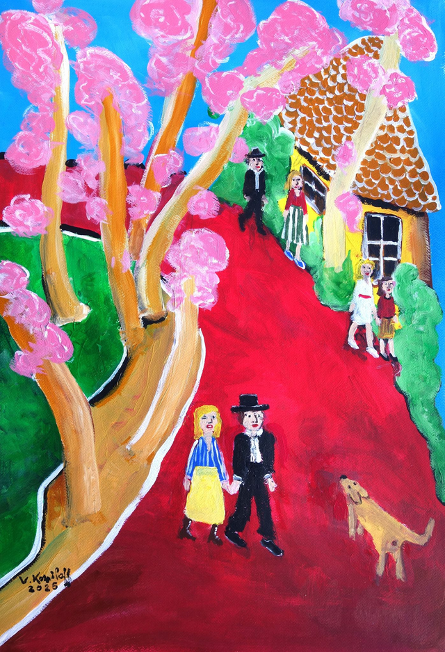 À la Promenade (Les fêtes galantes - Verlaine)