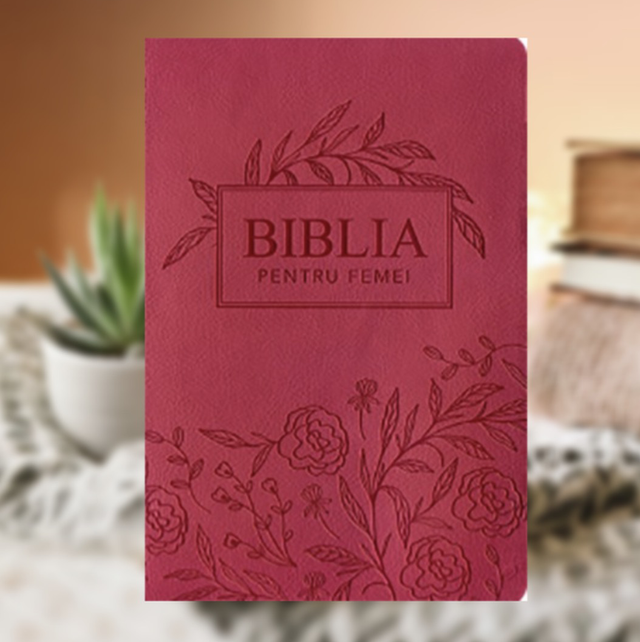 Biblia de studiu pentru femei, marime mica - Roz