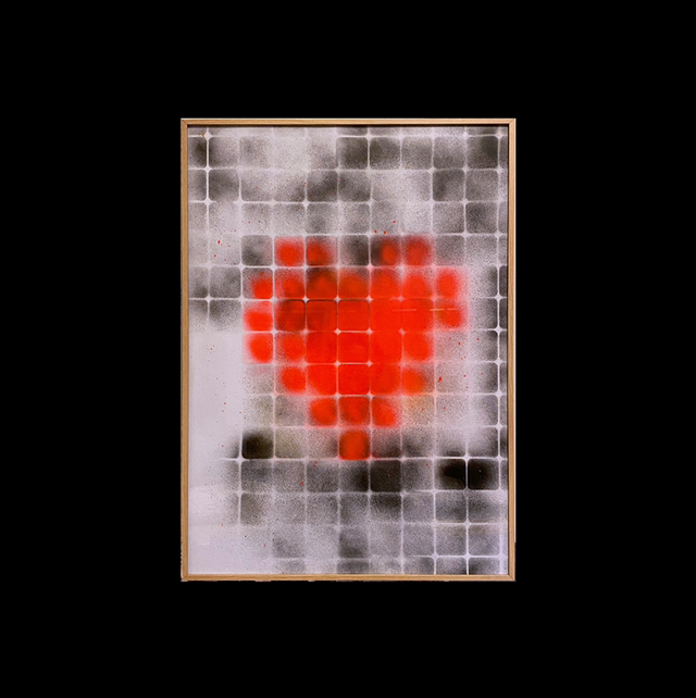 Neopixelheart Cœur battant - 50x70cm / 2023