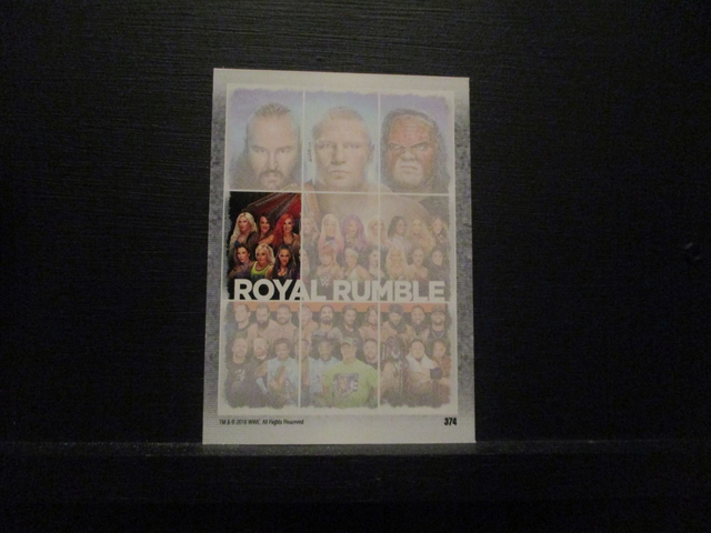 Royal Rumble Slam Attax Live Original Trading Card #374