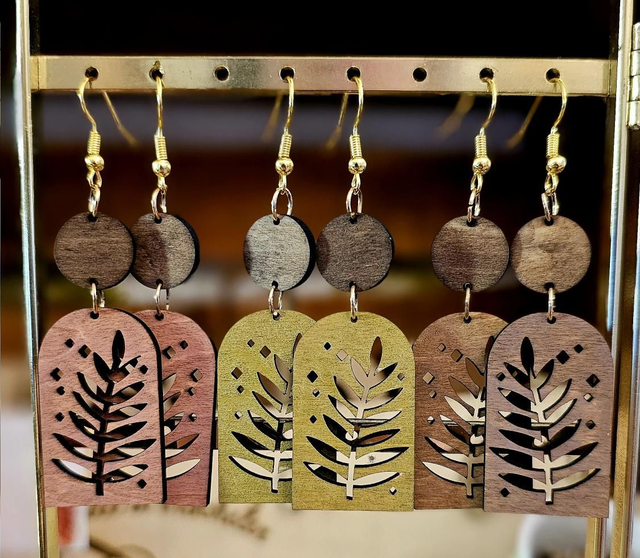 Boucles d'oreilles Boho automnale 