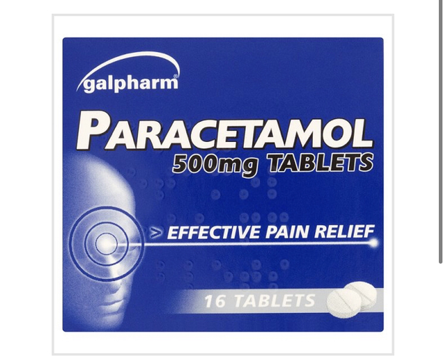 Galpharm Paracetamol 500mg Tablets 16 Tablets MAX 1 PER CUSTOMER 