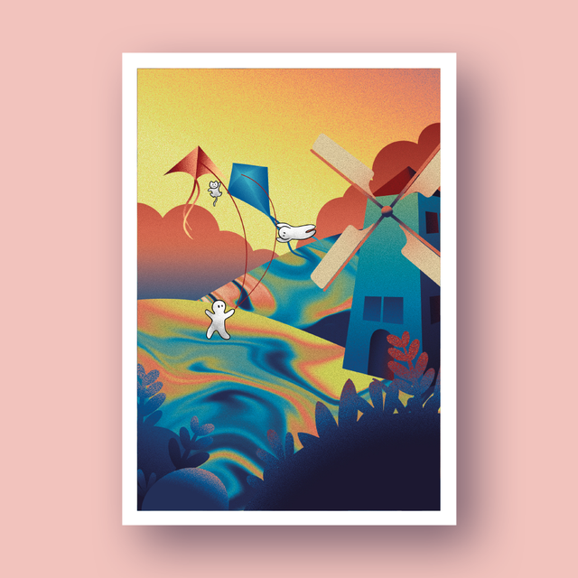 "Prairie" - Illustration A5