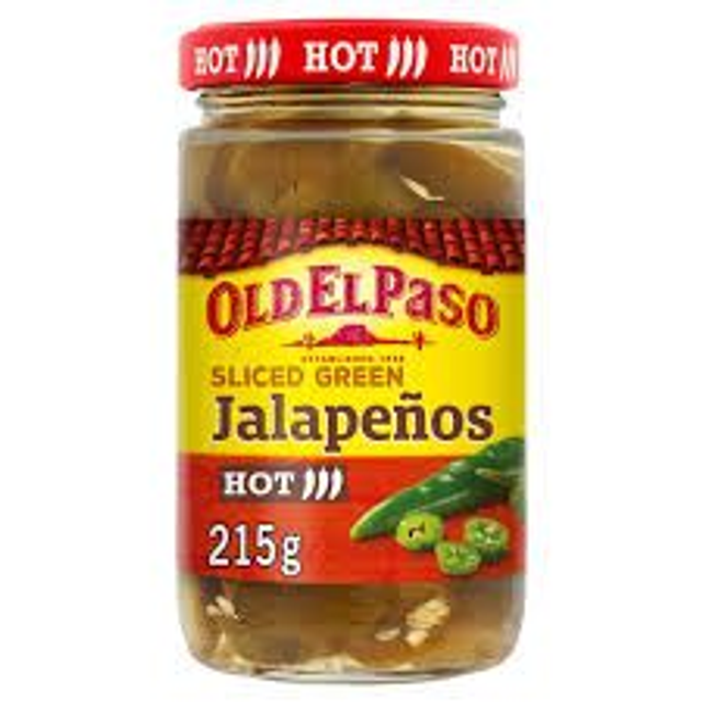 Old El Paso Jalapeños 215g