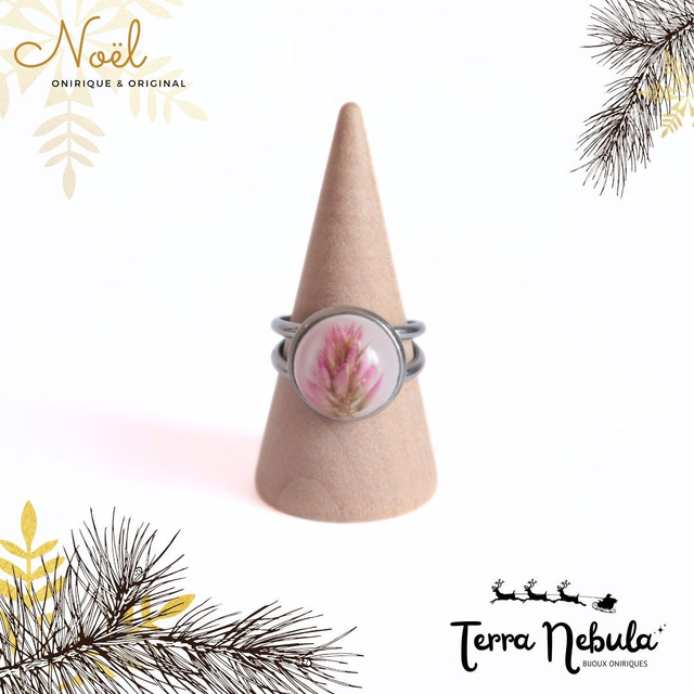 Bague fleurie Célosie | BA039