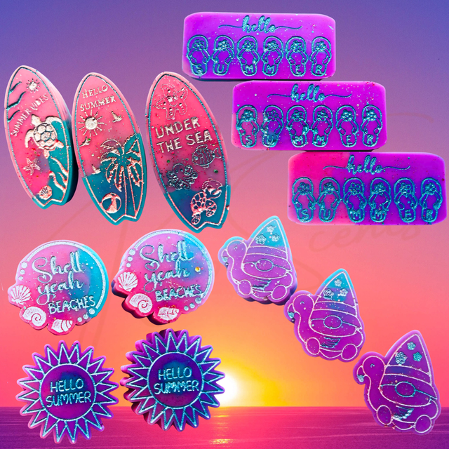 Waikiki Beach Coconut Wax Melt Shapes (Various Shapes)