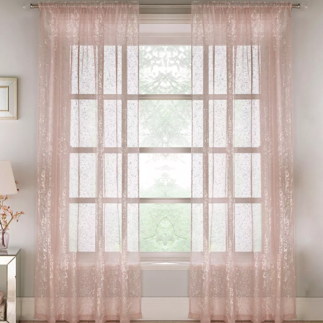 Pandora Blush Voile Panels (Pair)