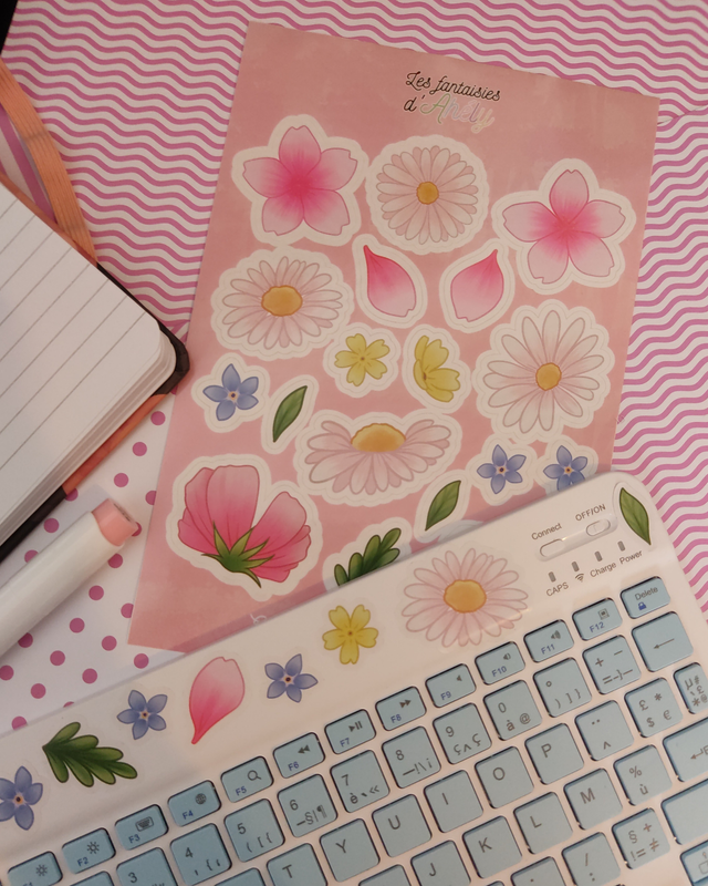 Planche de stickers Élaïa 