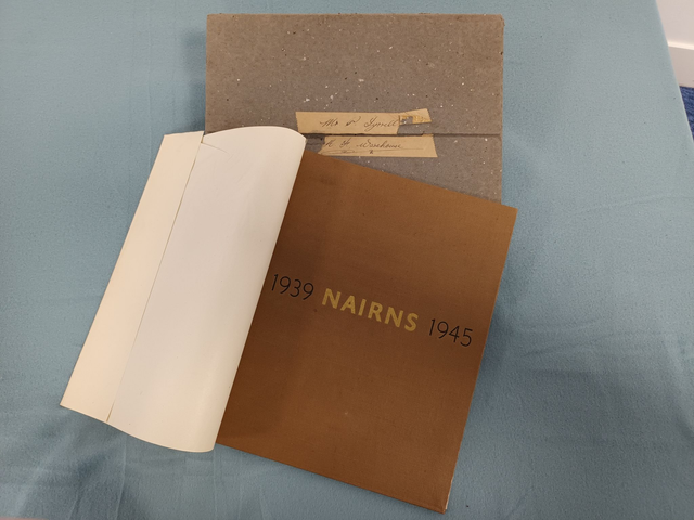 NAIRNS. AN ACCOUNT OF THE WARTIME ACTIVITIES OF MICHAEL NAIRN AND COMPANY LIMITED OF KIRKCALDY 1939 - 1945. PUBLISHED 1946.