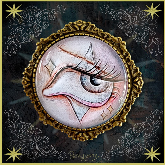 Œil circus - Broche