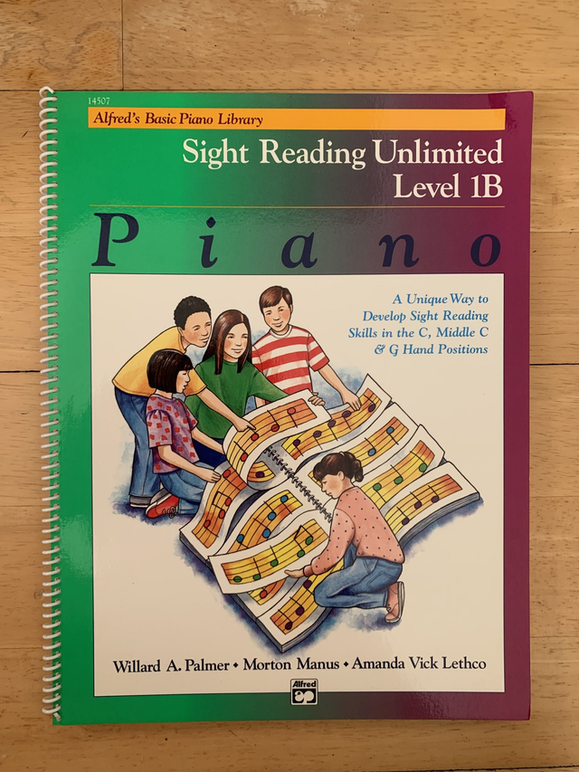 Alfred's Basic Piano Library: Sight Reading Book 1B (Unlimited)