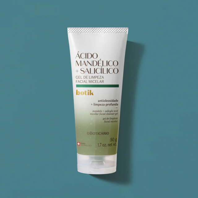 Mandelic + Salicylic Acid Micellar Facial Cleansing Gel, 50g