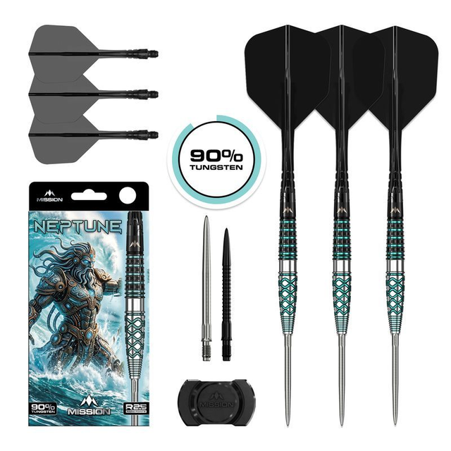 Mission R2.5 Neptune Steeldarts - 90% Tungsten 