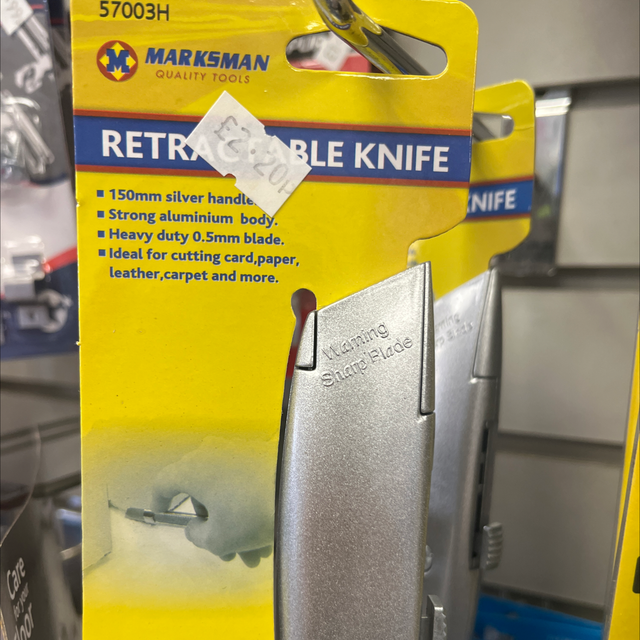 Retractable knife