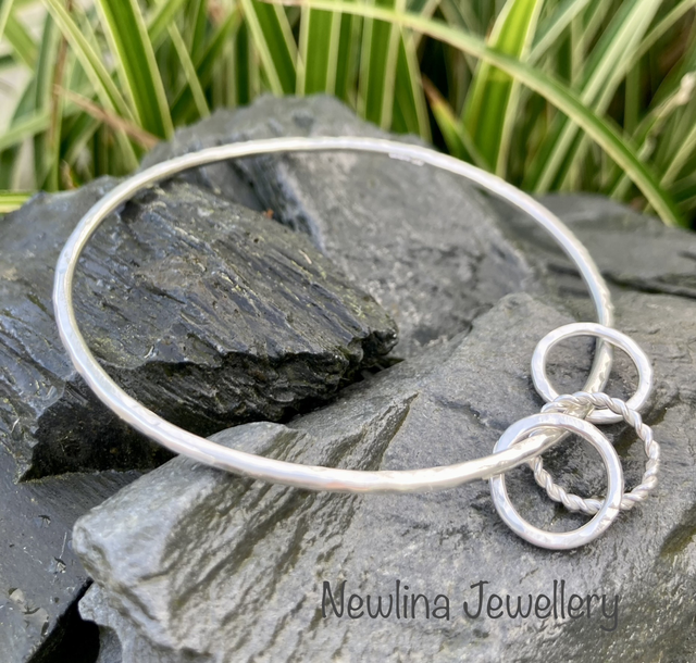 Triple Ring Rope Bangle