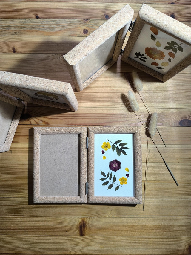 Herbier/cadre photo en liège 