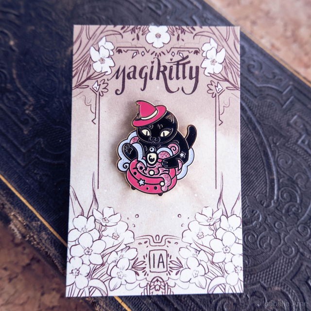 Pin's - Kitty et chaudron