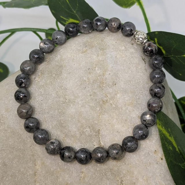 Bracelet &quot;Yooperlite&quot; 6mm BR-016