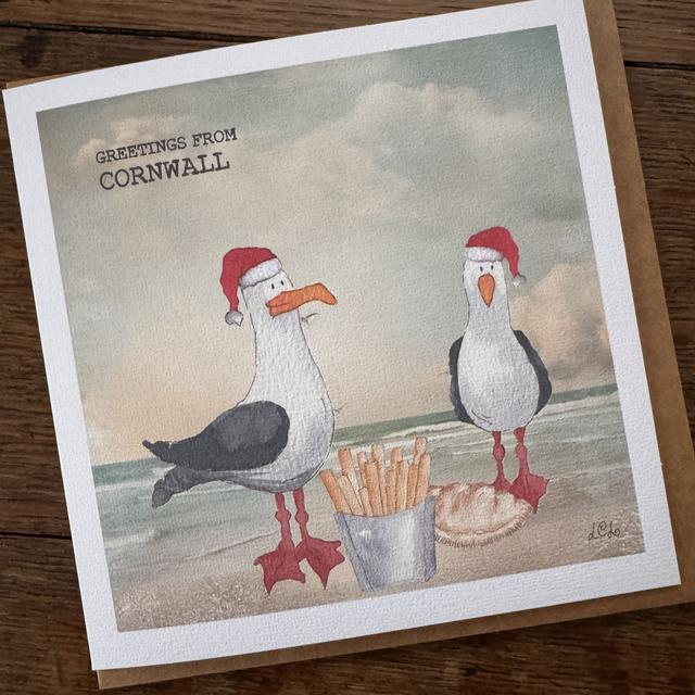 WP26 Watercolour Christmas Print