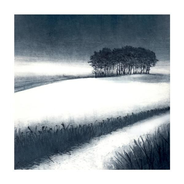'Winter Copse' cards x 3