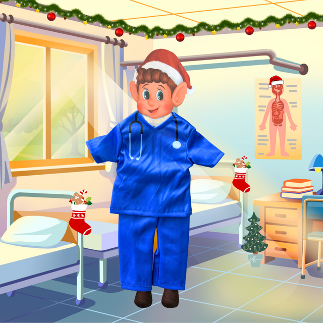 Déguisement lutin farceur &quot; chirurgien &quot;