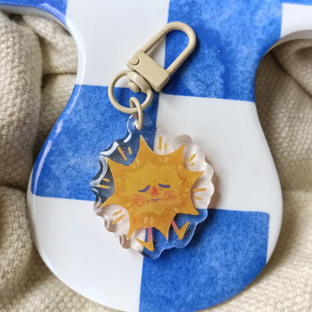 sunny darling - acrylic keychain