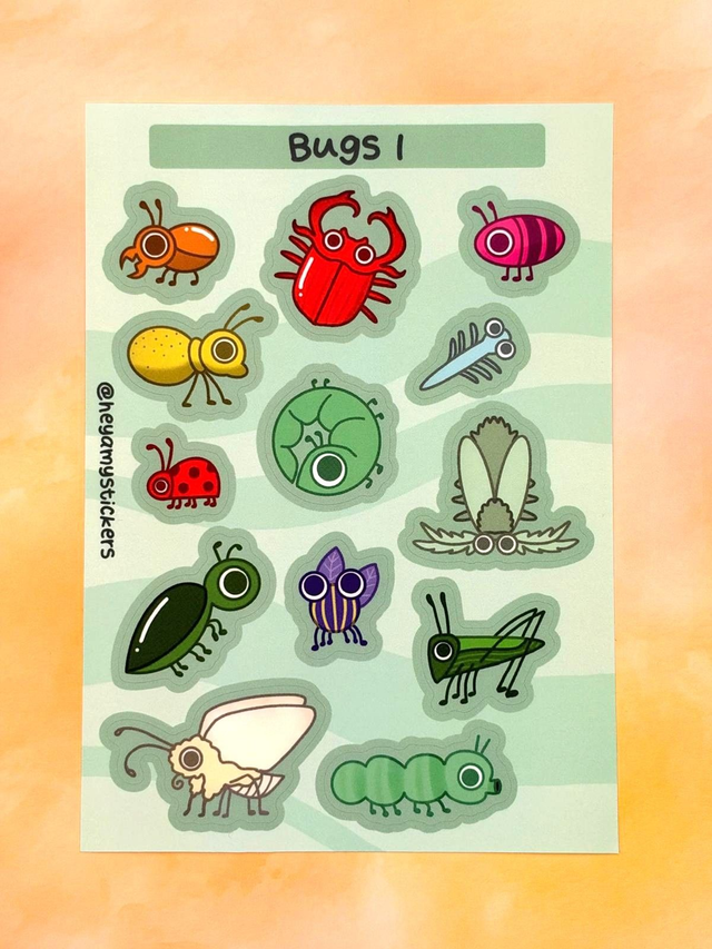 Bugs Sticker Sheet