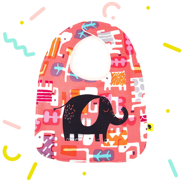 Bavoir de naissance ELEPHANT